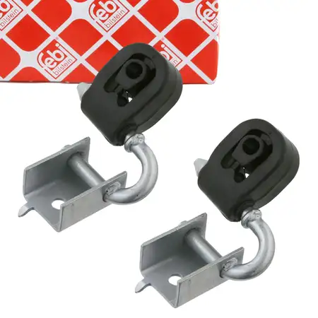 2x febi 23622 Auspuffgummi Auspuffhalter f&uuml;r VW Transporter T4 701253144B