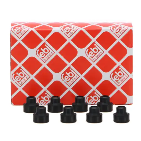 8x febi Halter Einspritzventil f&uuml;r MERCEDES M100 M102 M110 M116 M117 1160780873