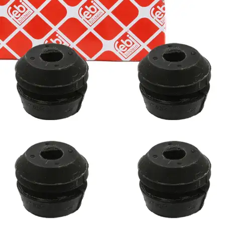 4x febi Lagerung Motoraufh&auml;ngung f&uuml;r VW Golf 2 3 Passat B3/B4 Vento 2 vorne 191199233