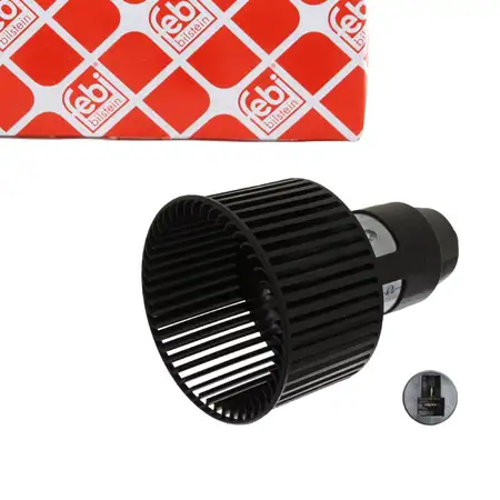 febi 18784 Innenraumgebl&auml;se Gebl&auml;semotor f&uuml;r AUDI 100 C3 200 C2 C3 V8 mit Klima 443959101A
