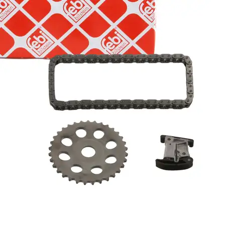 febi 47767 Steuerkettensatz + Zahnrad &Ouml;lpumpe Steuerkette f&uuml;r AUDI A4 B6 B7 A6 C5 4E 3.0