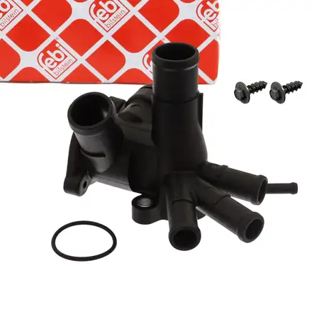 febi K&uuml;hlmittelflansch f&uuml;r VW Golf 3 Vento 1H SEAT Cordoba Ibiza 2 6K 1.4-1.6 030121117K