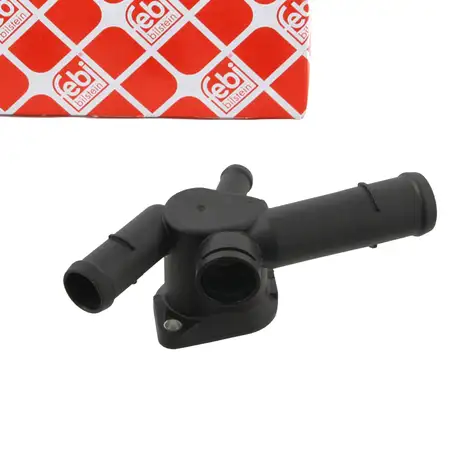 febi K&uuml;hlmittelflansch f&uuml;r VW Golf 4 1.6-2.0 Polo 6V AUDI 8L 1.6 SEAT Ibiza 2 3 links