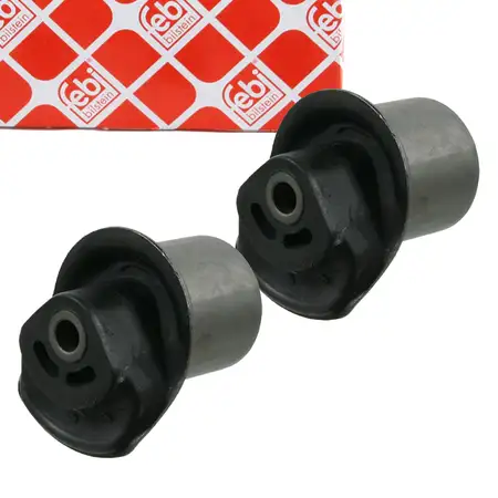 2x febi 01172 Lagerung Hinterachslager Tonnenlager f&uuml;r VW Golf 3 Vento hinten 1H0501541A