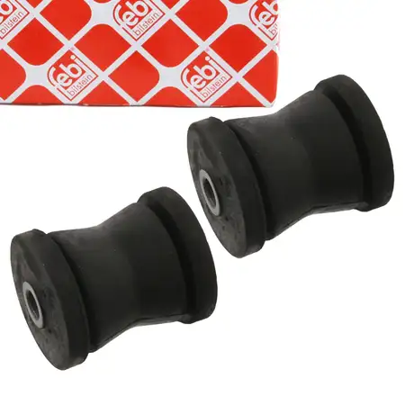 2x febi 02273 Lagerung Hinterachslager Tonnenlager f&uuml;r OPEL Corsa A B A hinten 90217845