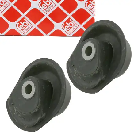 2x febi 03664 Lagerung Hinterachslager Tonnenlager Buchse f&uuml;r VW Passat B3/4 hinten
