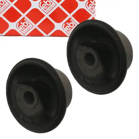 2x febi 03665 Lagerung Hinterachslager Tonnenlager f&uuml;r VW Passat B1 B2 hinten 321501541