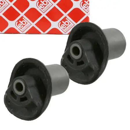 2x febi 03671 Lagerung Hinterachslager Tonnenlager f&uuml;r VW Golf 2 Jetta 2 hinten 191501541