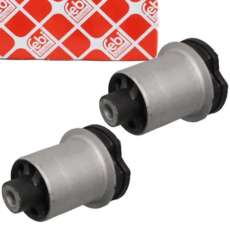 2x febi 14154 Lagerung Hinterachslager Tonnenlager Buchse f&uuml;r AUDI A4 8D hinten 8D0501541D
