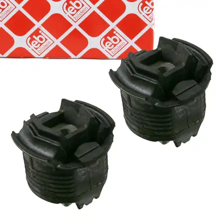 2x febi 22041 Lagerung Hinterachslager Tonnenlager f&uuml;r MERCEDES W202 hinten 2033510142