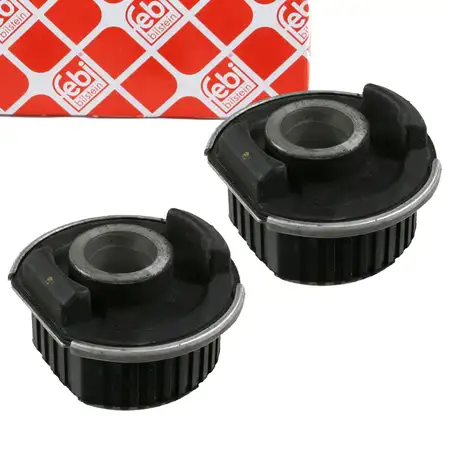 2x febi 22039 Lagerung Hinterachslager Tonnenlager Buchse f&uuml;r MERCEDES SLK R171 hinten