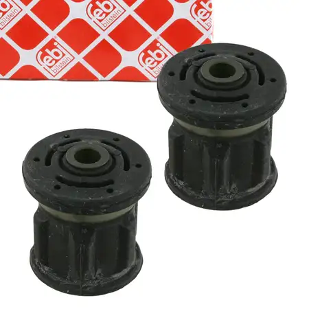 2x febi 24187 Lagerung Hinterachslager Buchse f&uuml;r FORD Escort 5 6 Fiesta 3 hinten 6745350