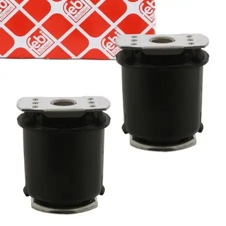 2x febi 32553 Lagerung Hinterachslager f&uuml;r VW Golf 5 6 Passat Sharan hinten 1K0505145J