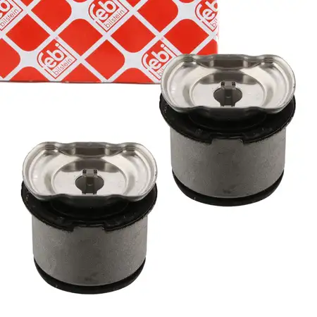 2x febi 36503 Lagerung Hinterachslager Tonnenlager Buchse f&uuml;r AUDI A6 C7 A7 4G hinten