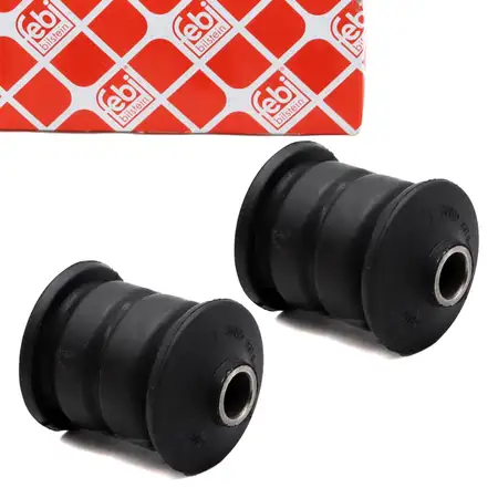 2x febi Querlenkerlager Lagerbuchse f&uuml;r VW Transporter T4 hinten au&szlig;en unten 701501131