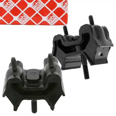 2x febi Motorlager Motorhalter f&uuml;r MERCEDES M-Klasse W163 ML270CDI 163 PS OM612 vorne