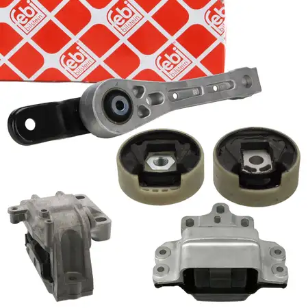 febi Motorlager Getriebelager Set f&uuml;r VW Golf Plus Jetta Octavia Superb 2.0 TDI mit