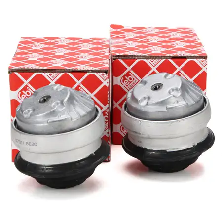 2x febi 03798 Engine mounts (hydraulic) for Mercedes W203 C200/220CDI (left and right)