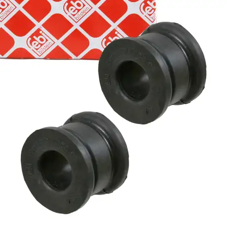 2x febi 01084 Stabilisatorlager f&uuml;r MERCEDES 190 W201 W124 C124 vorne innen 1243231785