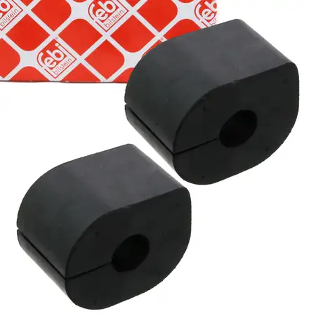 2x febi 01085 Stabilisatorlager f&uuml;r MERCEDES S-Klasse W126 C126 vorne 1263230185