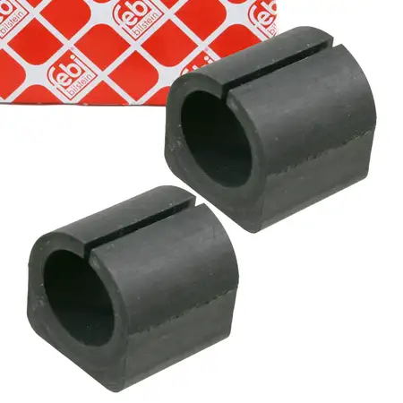 2x febi 02567 Stabilisatorlager f&uuml;r MERCEDES T1 Pritsche/Fahrgestell 601 hinten 6013260482