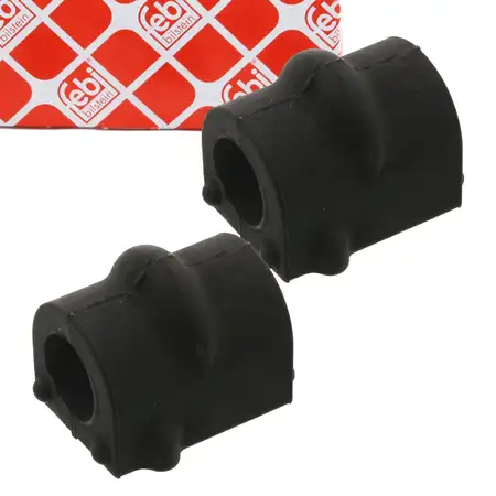 2x febi 02967 Stabilisatorlager f&uuml;r OPEL Kadett E vorne 350113/90235058