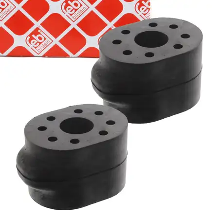 2x febi 06226 Stabilisatorlager f&uuml;r MERCEDES Stufenheck W123 Coupe C123 vorne 1233230585