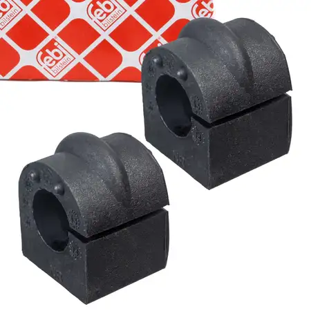 2x febi 108170 Stabilisatorlager f&uuml;r MERCEDES W201 W169 W202 W124 W210 hinten 1243260181