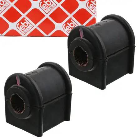 2x febi 101293 Stabilisatorlager f&uuml;r JAGUAR F-Type S-Type XJ XK 8 hinten