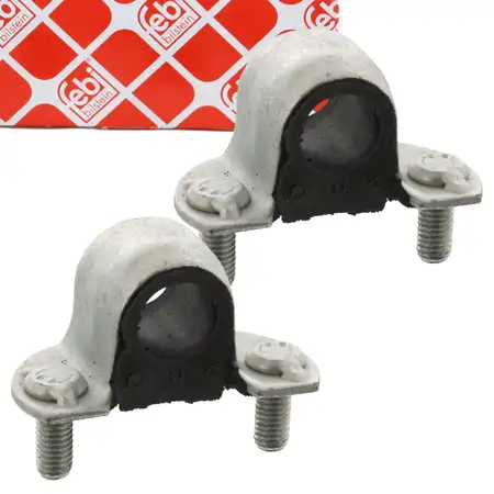 2x febi 12685 Stabilisatorlager f&uuml;r FIAT Uno 146_ vorne innen 7603476