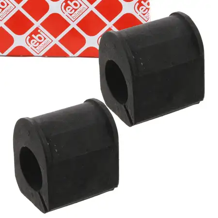 2x febi 12372 Stabilisatorlager f&uuml;r RENAULT Clio 2 Megane 1 1 vorne innen 7700835929