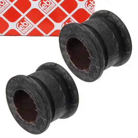 2x febi 17805 Anti-roll bar bushing for MERCEDES W202, W210, W461, W463 (front inner) 1293230185