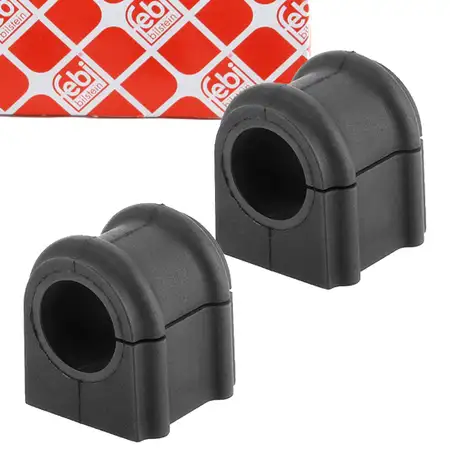 2x febi 18875 Stabilisatorlager f&uuml;r MERCEDES Sprinter 906 VW 2 Crafter 2E 2F hinten innen