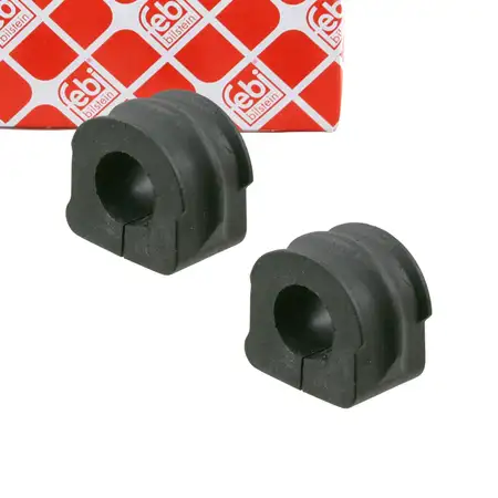 2x febi 22804 Stabilisatorlager 18mm f&uuml;r VW Golf 4 Bora AUDI 8L1 8N Leon Octavia 1 vorne