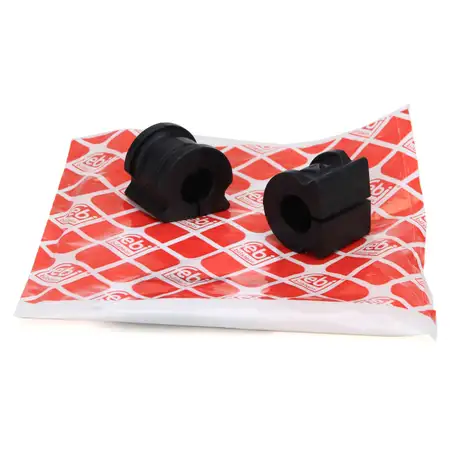 2x febi 27642 Stabilisatorlager f&uuml;r VW Polo 9N 6R AUDI 8X SEAT Ibiza 3 4 SKODA Fabia vorne
