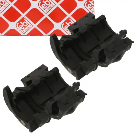 2x febi 39193 Stabilisatorlager f&uuml;r VW Touareg 7P PR-1BW hinten 7P0511413A