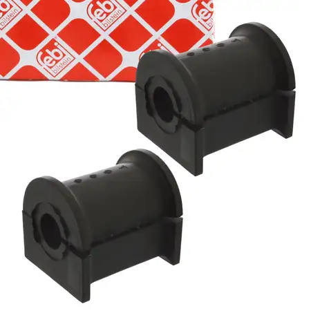 2x febi 40033 Stabilisatorlager f&uuml;r LAND ROVER Discovery 1 + 2 hinten RBX101710