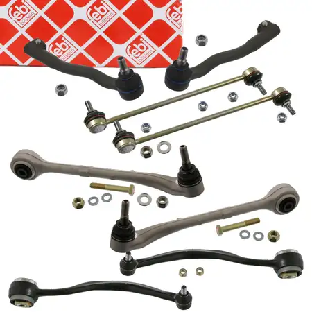 febi Reparatursatz Querlenker Lenkersatz f&uuml;r BMW 7er E38 Vorderachse vorne 8-teilig