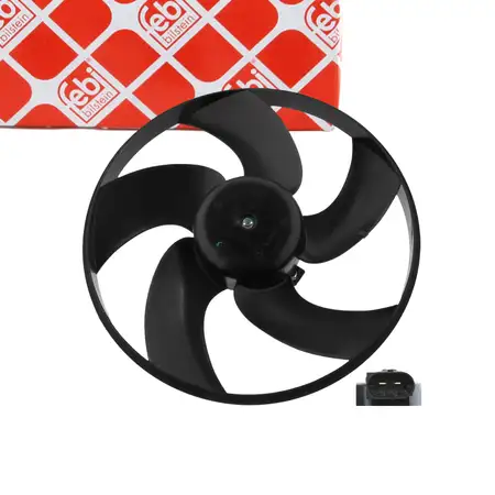 febi 40638 L&uuml;fter Motorl&uuml;fter Motork&uuml;hler 100W f&uuml;r PEUGEOT SW/CC/+/Van ohne Klima 125383