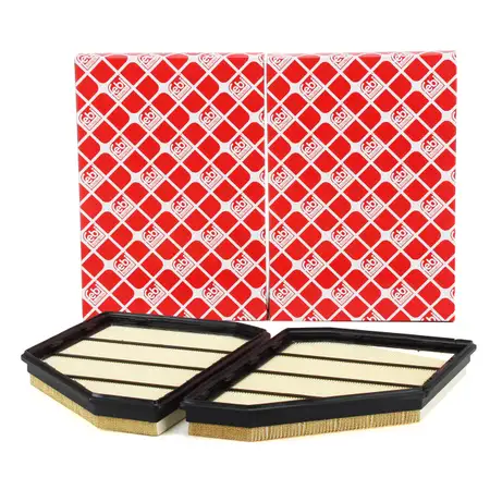 2x febi Luftfilter f&uuml;r BMW X5 G05 X6 G06 X7 G07 M50i xDrive N63 links + rechts