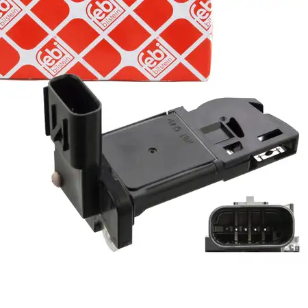 febi 105909 Luftmassenmesser f&uuml;r FORD Focus 2 3 Mondeo 4 Galaxy 2 Kuga VOLVO V40 V50 C30 2