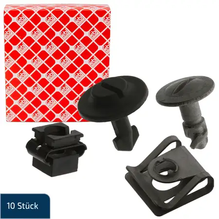 40tlg febi Montagesatz Unterbodenschutz Unterfahrschutz f&uuml;r AUDI SEAT SKODA VW