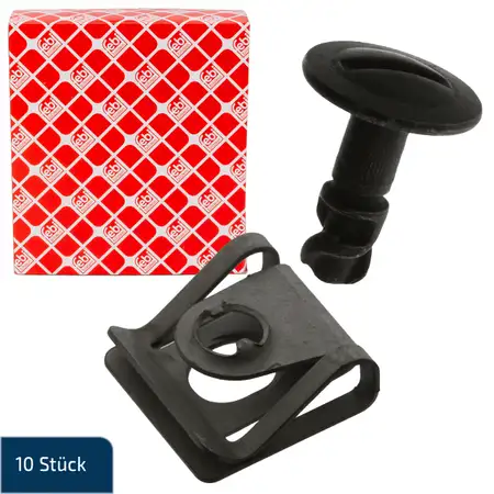 20tlg febi Montagesatz Unterbodenschutz Unterfahrschutz f&uuml;r AUDI SEAT SKODA VW