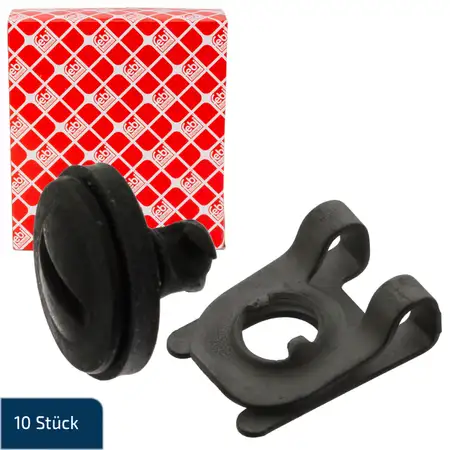 20tlg febi Montagesatz Unterbodenschutz Unterfahrschutz f&uuml;r AUDI SEAT SKODA VW