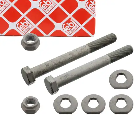 2x febi 106901 Sturzkorrekturschraube f&uuml;r MERCEDES W210 S210 W211 S211 W220 vorne