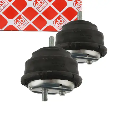 2x febi 15533 Motorlager Hydrolager f&uuml;r BMW 3er E36 320-328i E46 320-330i Z4 E85 vorne