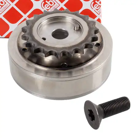 febi Nockenwellenversteller f&uuml;r AUDI A3 A4 B7 VW Golf 5 Passat Touran SEAT Leon Altea 2.0