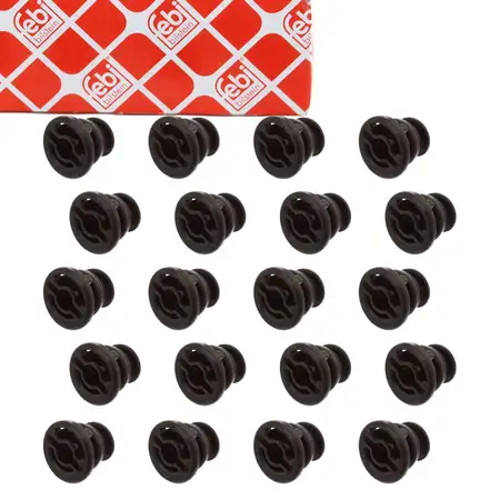20x febi 47197 &Ouml;lablassschraube + Dichtring f&uuml;r VW Golf 7 Passat Polo 5 6 Tiguan 06L103801