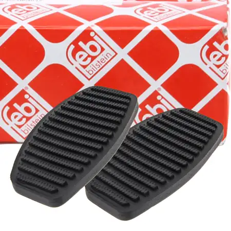 2x febi 12833 Pedalbelag Bremse/Kupplung f&uuml;r FIAT Brava Bravo Doblo Punto Tipo Uno