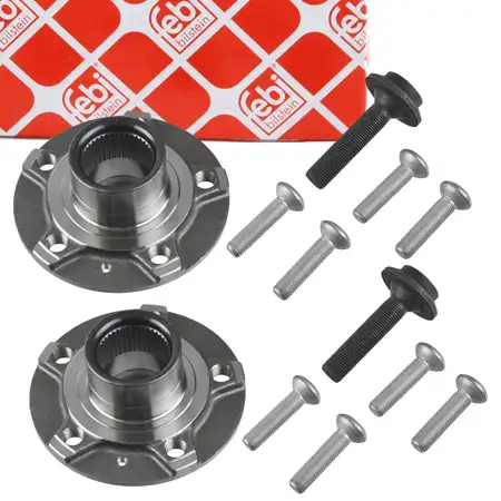 2x febi 175307 Radlager Satz f&uuml;r AUDI A4 B8 A5 8T 8F A6 C7 A7 4G A8 4H Q5 8R vorne